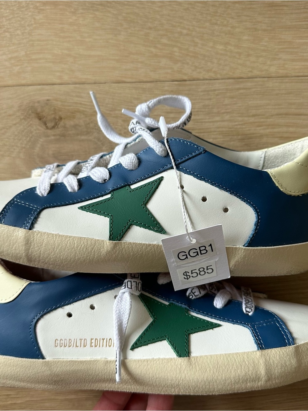 GOLDEN GOOSE - BOYS SNEAKERS - SIZE 33 - NORTHERN BLUE